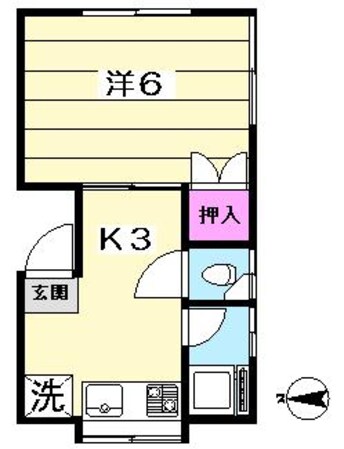 阿佐ケ谷駅 徒歩5分 1階の物件間取画像